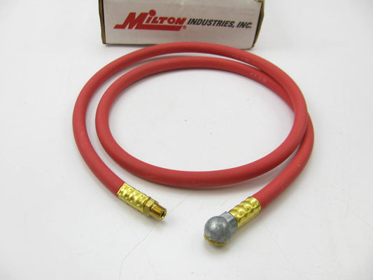 Milton 1689 Replacement Air Hose W/ Air Chuck,  4 Feet, 1/8'' Male NPT Hose End