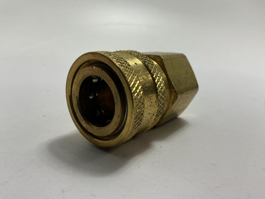 (3) Milton 1765 3/8'' Female Straight Thru Coupler