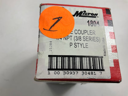 Milton 1804 1/4'' MNPT 3/8'' Coupler P-Style