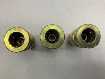 (3) Milton 1805 3/8'' FNPT Female P-Style Coupler Buna-N Seal 300 PSI Max