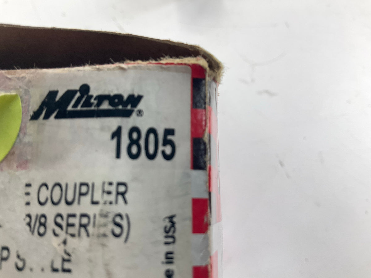 (3) Milton 1805 3/8'' FNPT Female P-Style Coupler Buna-N Seal 300 PSI Max