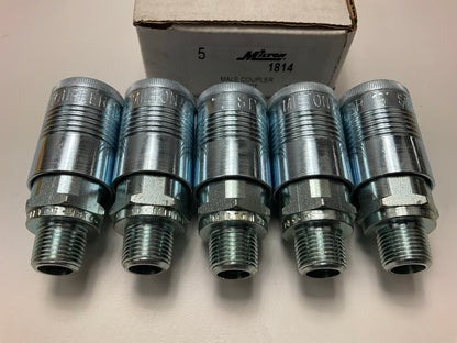 5 / PACK - Milton 1814 3/8'' Male Coupler G-Style