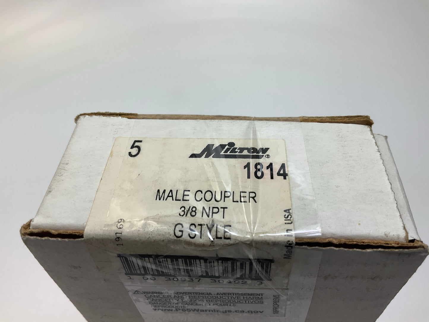 Milton 1814 3/8'' Male Coupler G-Style