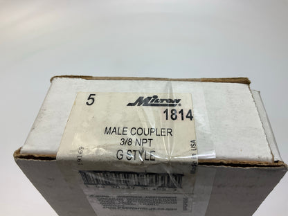 Milton 1814 3/8'' Male Coupler G-Style