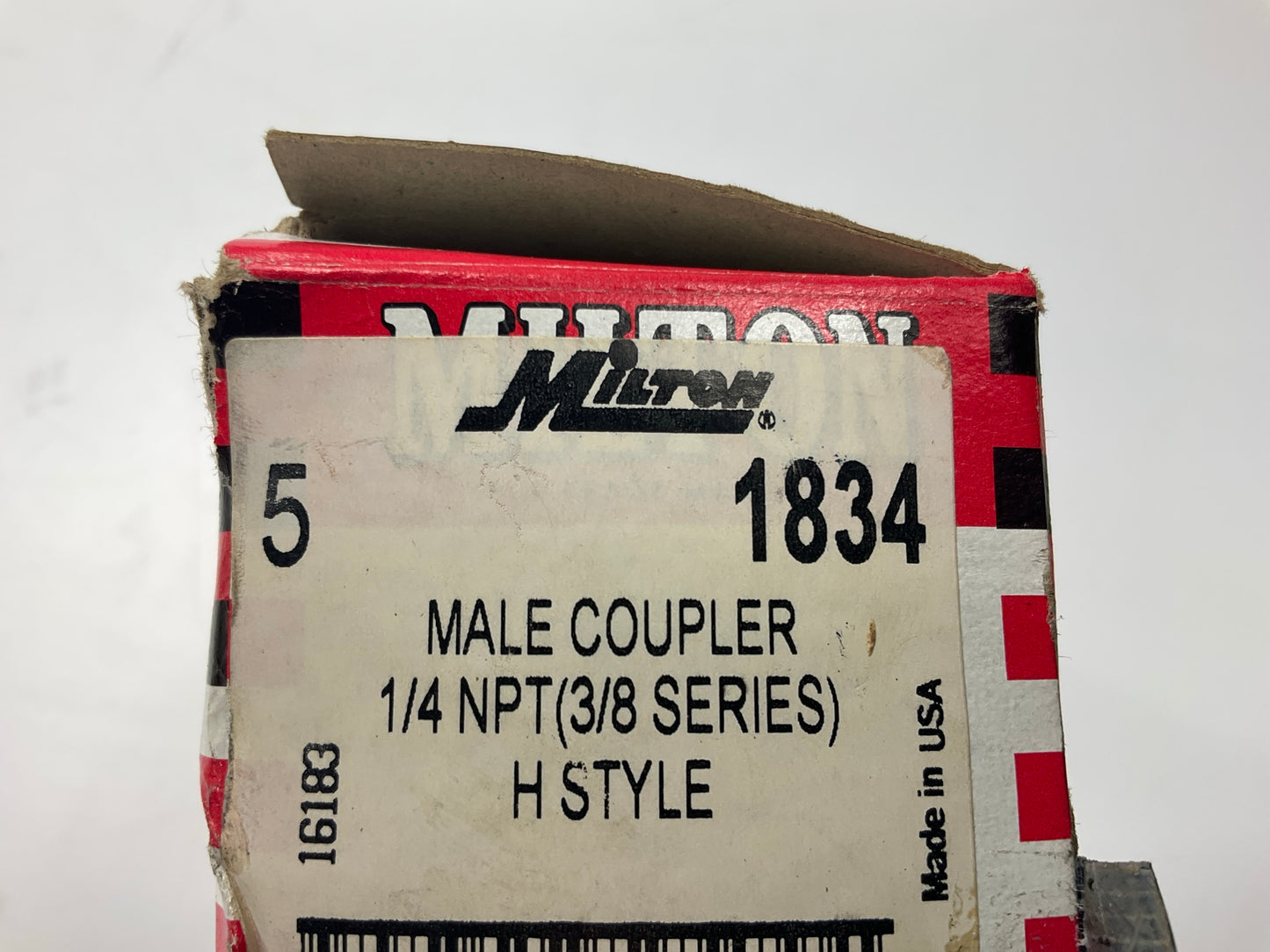 Milton 1834 1/4'' MNPT H Style Coupler - Box Of 6 Couplers