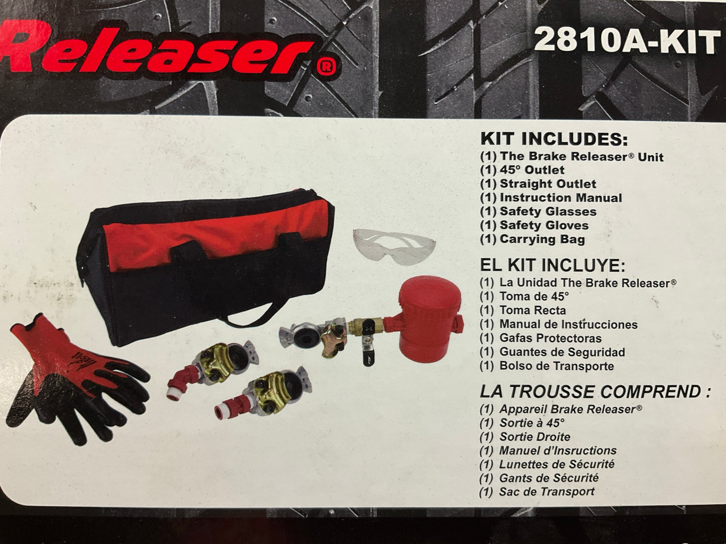 Milton 2810A-KIT The Brake Releaser Release Frozen Brake Lines De-Icer Kit
