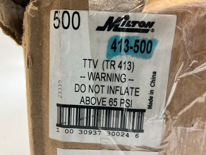 Milton 413-500 1-1/4'' Tubeless Tire Valve TR413, 1-1/4'' Long, (Box Of 500)
