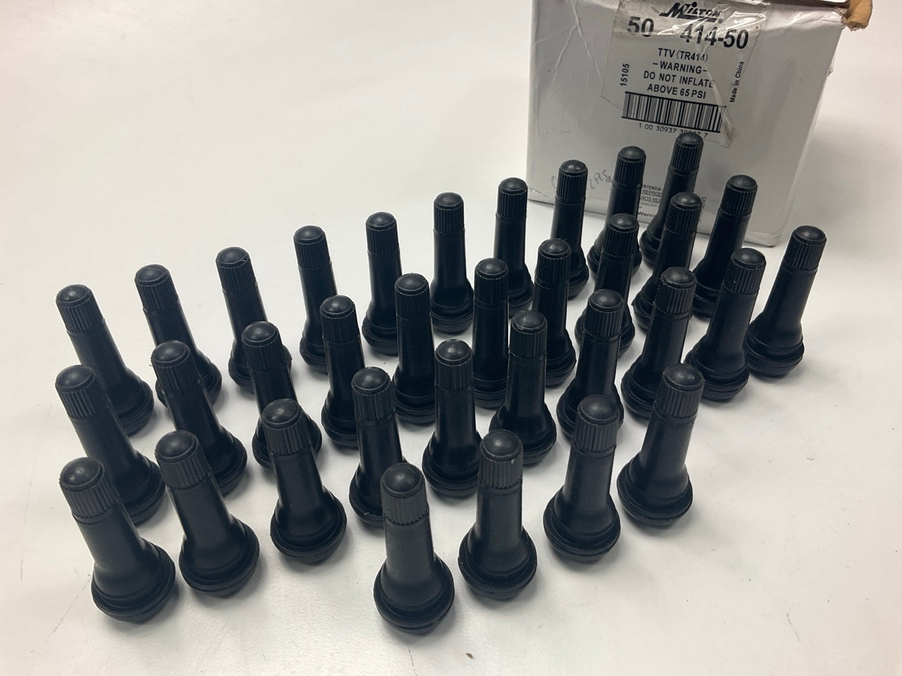 (34) Milton 414-50 Tubeless Tire Valve, 1-1/2'' X 0.453'' - TR414