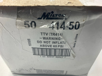 (34) Milton 414-50 Tubeless Tire Valve, 1-1/2'' X 0.453'' - TR414