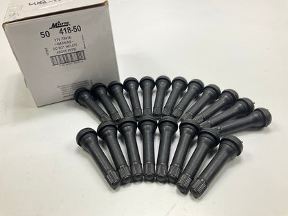 (20) Milton 418-50 2'' Tubeless Tire Valve Stems TR418