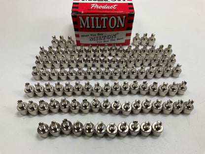 100 Pack -  Milton 437 TR VC 2 Screwdriver Type Valve Cap