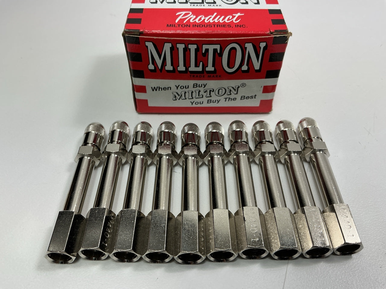 (10) Milton 440-1 Truck Valve Extension 2-1/4''
