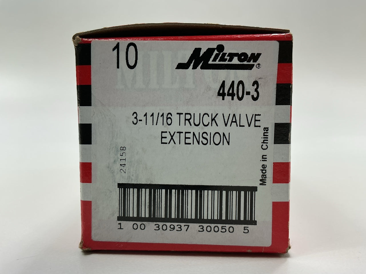 10 Pack - Milton 440-3 Truck Valve Extension 3-11/16''