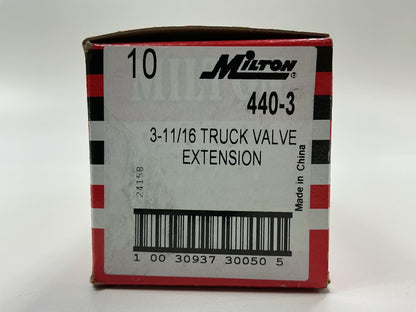 10 Pack - Milton 440-3 Truck Valve Extension 3-11/16''