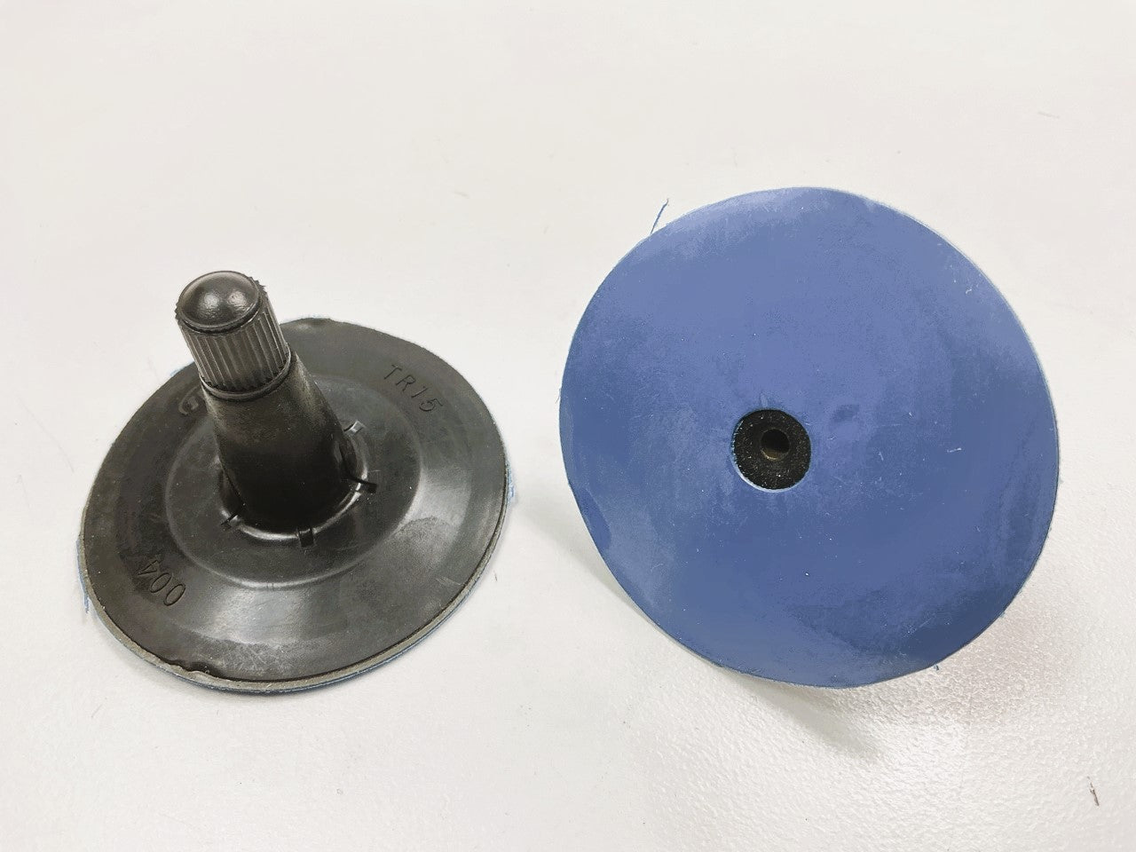 (4) Milton 474 1-3/8 Patch Tube Type Tire Valve Patch TR15, Apply Hot Or Cold