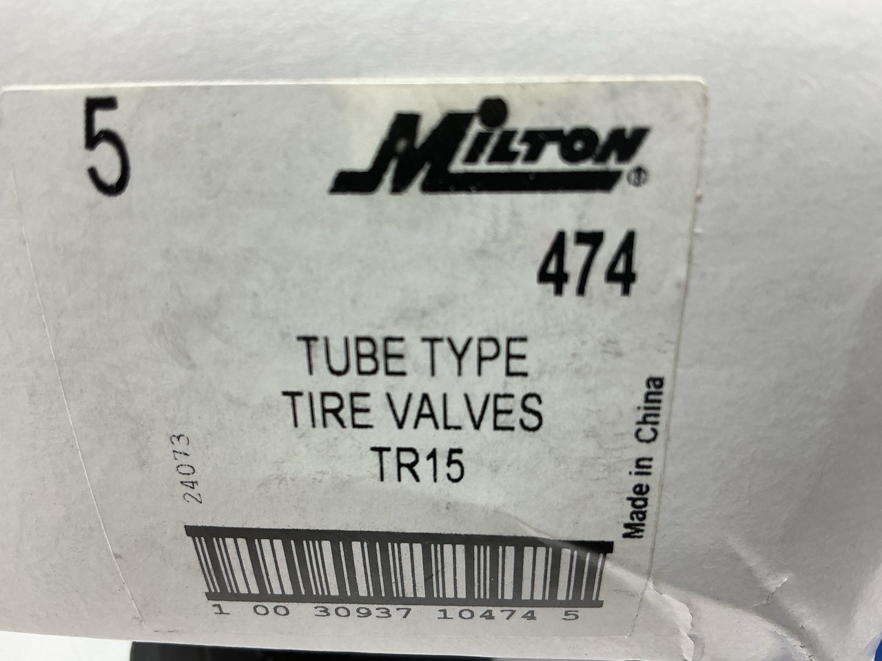 (4) Milton 474 1-3/8 Patch Tube Type Tire Valve Patch TR15, Apply Hot Or Cold