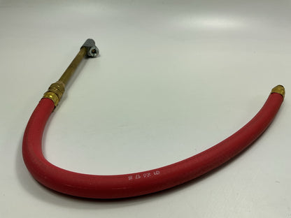 Milton 519 Milton 15'' Replacement Hose Whip For Dual Head Inflator Gauge #516