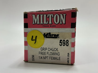 (10) Pack - Milton 598 1/4'' FNPT Tire Machine Grip Chuck