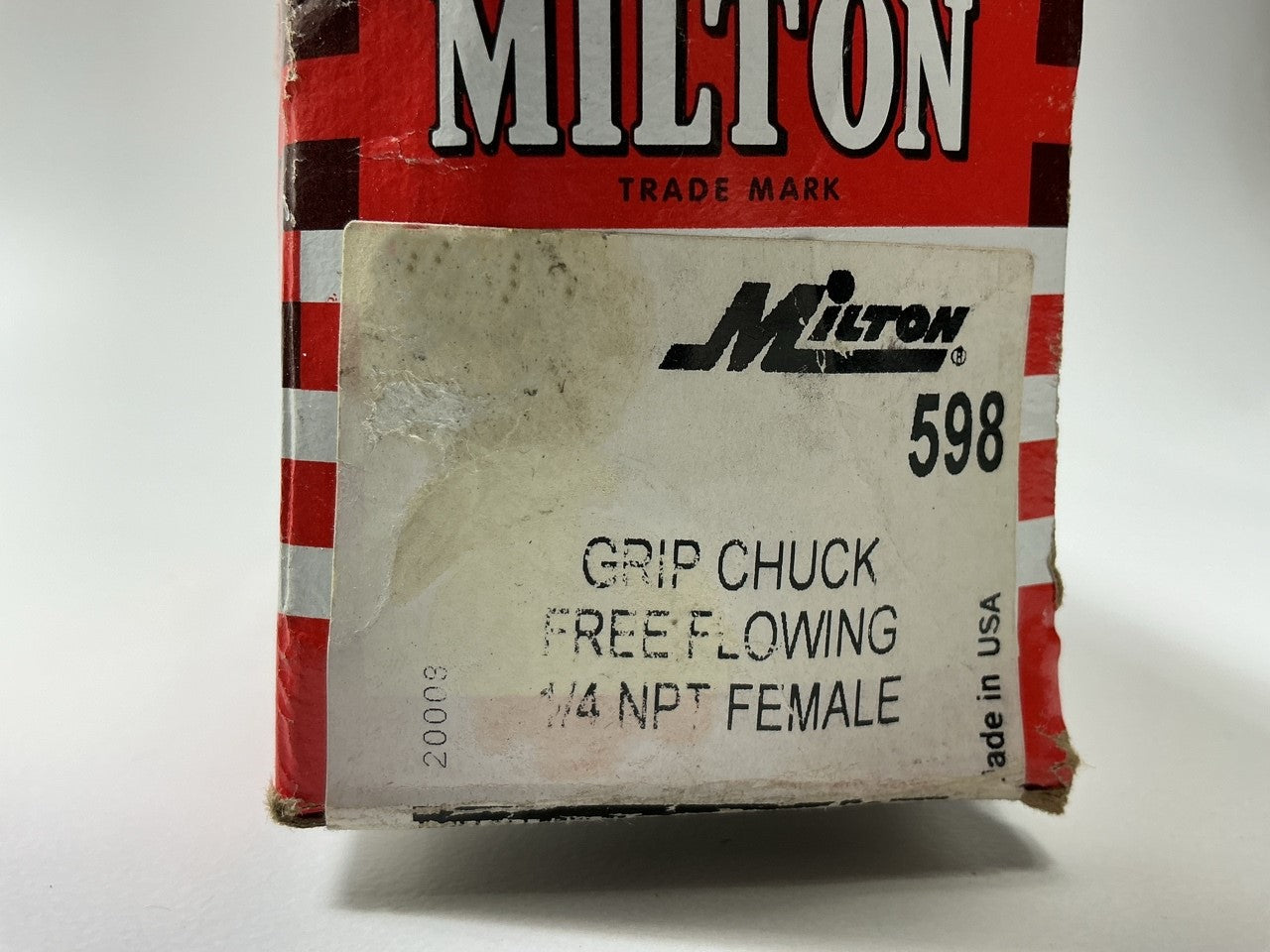 (9) Milton 598 1/4'' FNPT Tire Machine Grip Chuck