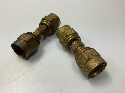 (2) Milton 623 Hose Mender Fittings Reusable Mender, For 3/8'' ID X 3/4'' OD Hose
