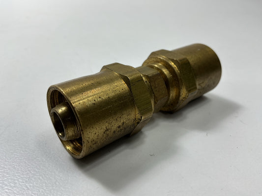 (3) Milton 623 Reusable Brass Hose Mender - 3/4'' OD, 3/8'' Hose ID