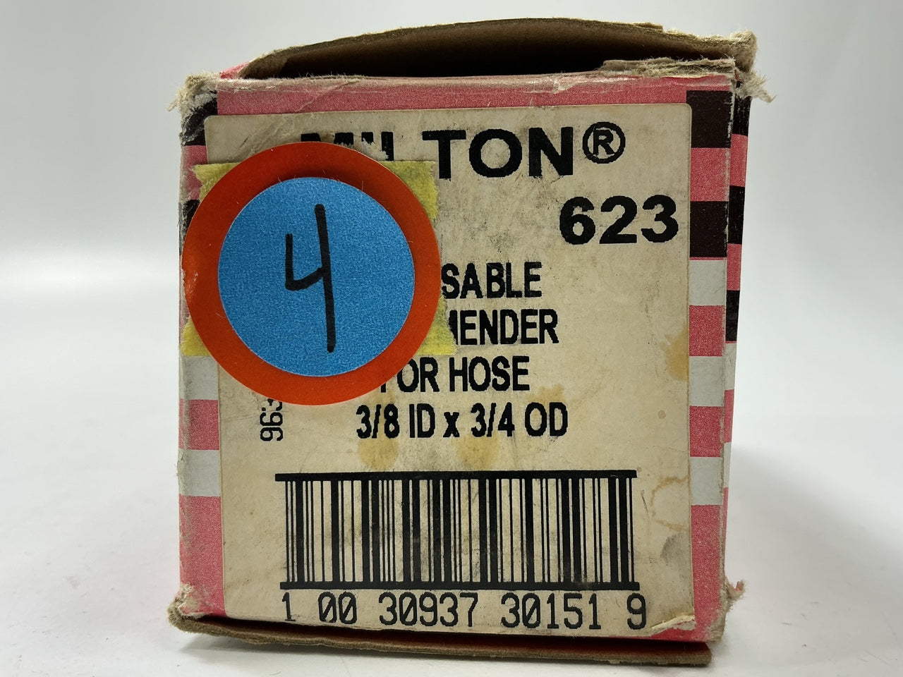 (3) Milton 623 Reusable Brass Hose Mender - 3/4'' OD, 3/8'' Hose ID