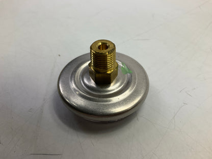 Milton 638-7 1/8''-27 NPT Center Back Mount 0-160 PSI Pressure Gauge