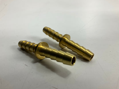 Milton 640 Solid Brass Hose Mender Repair Splice Coupler, 1/4'' ID Hose, 9 PACK