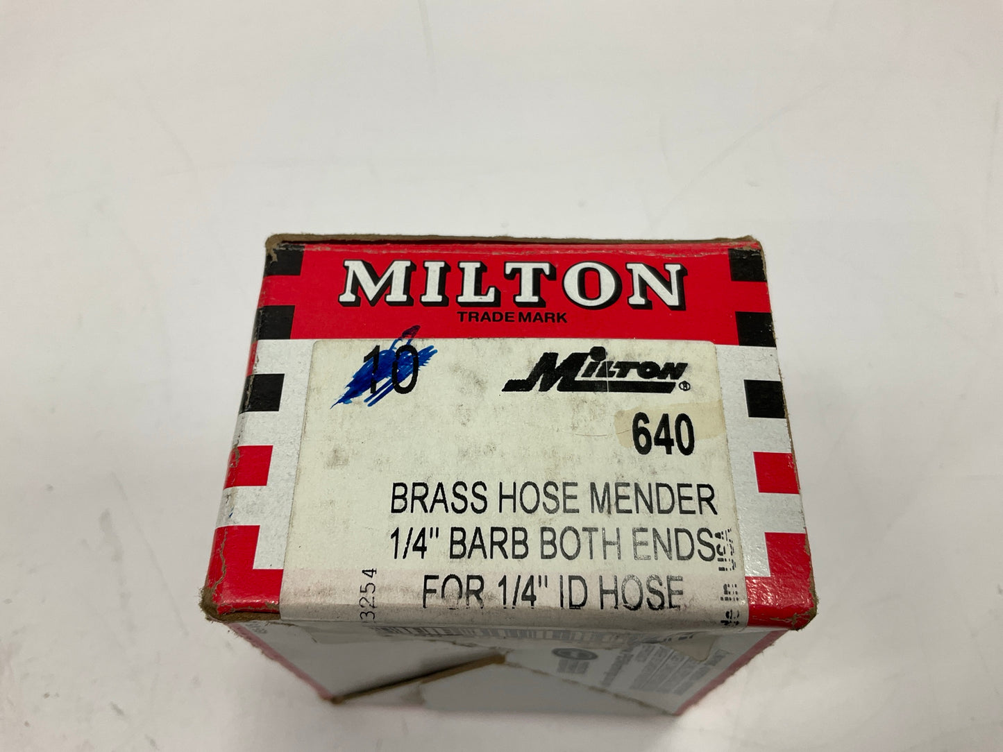 Milton 640 Solid Brass Hose Mender Repair Splice Coupler, 1/4'' ID Hose, 9 PACK