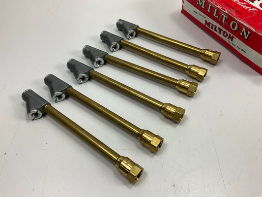 (6) Milton 693 Tire Air Chuck Dual Head HD Truck Straight Large Bore Inflator