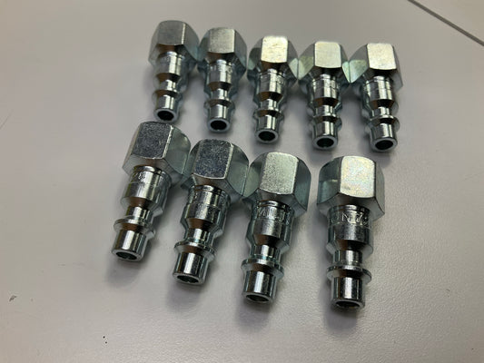 Milton 728 1/4'' FNPT M Style Plug 1/4'' Female NPT - Pack Of 9 Plugs