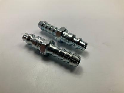 (10) Milton 736-6 ''M'' Style Plug, 3/8'' Hose Barb Coupler