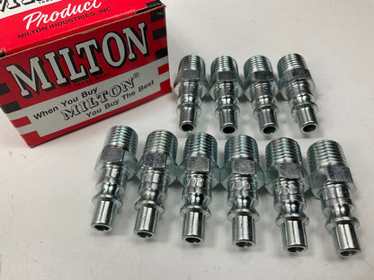 Milton 777-10 Air Hose Coupler Plug Fittings, ''A'' Style - 1/4'' Male NPT