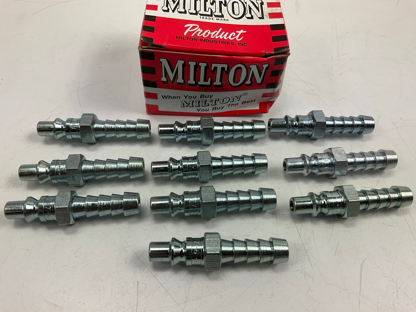 Milton 777-6 3/8'' Hose Barb A Style Plug - Box Of 10, 3/8'' Barb For 3/8'' ID Hose