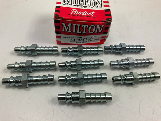 Milton 777-6 3/8'' Hose Barb A Style Plug - Box Of 10, 3/8'' Barb For 3/8'' ID Hose
