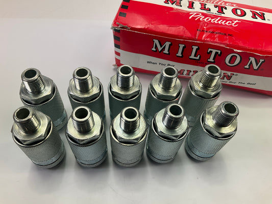 (10) Milton S794 1/4'' Male Body L-Style Coupler