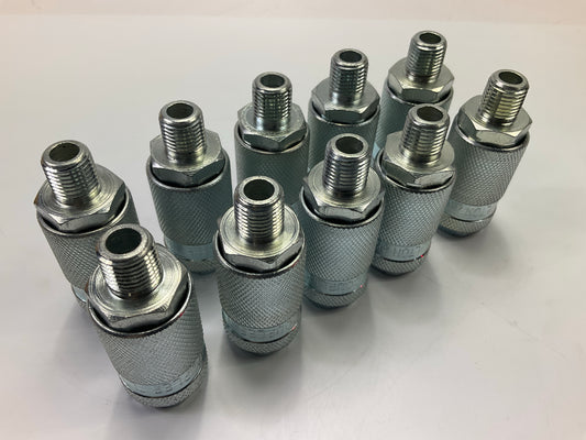 (10) Milton S794 1/4'' Male Body L-Style Coupler