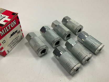 Box Of 7 - Milton 795 1/4'' Female 1/4'' FNPT D-Style Coupler