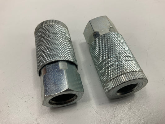 Box Of 7 - Milton 795 1/4'' Female 1/4'' FNPT D-Style Coupler