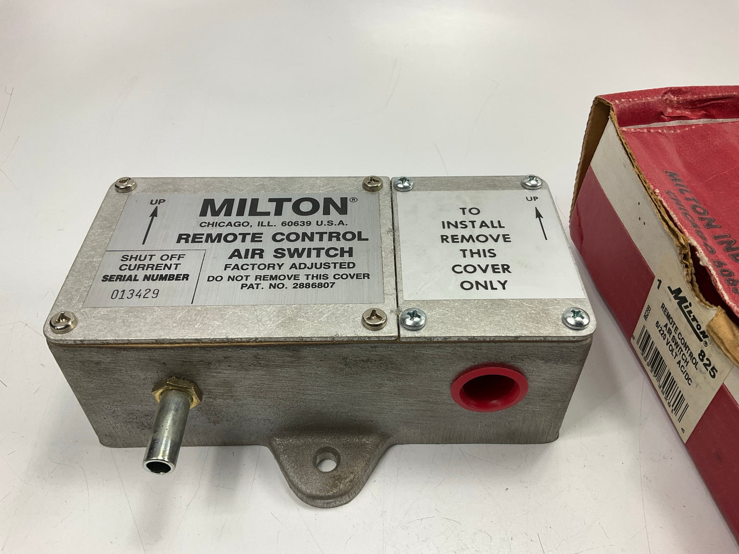 Milton 825 Remote Control Air Switch Signal Bell-Chime, Remote Location Switch