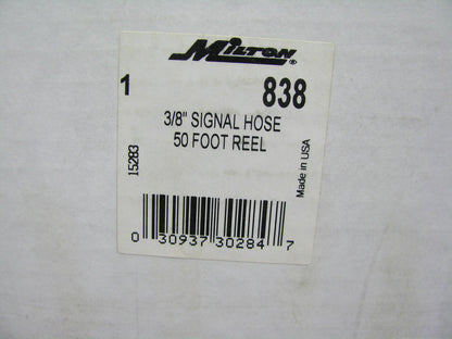 Milton 838 Driveway Auto Service Shop Signal Hose - 3/8'' ID X 50' Foot Reel