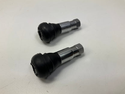 Milton MI413-1S Tubeless Tire Valve Chrome Sleeve, 1-1/4'' Length, Pair