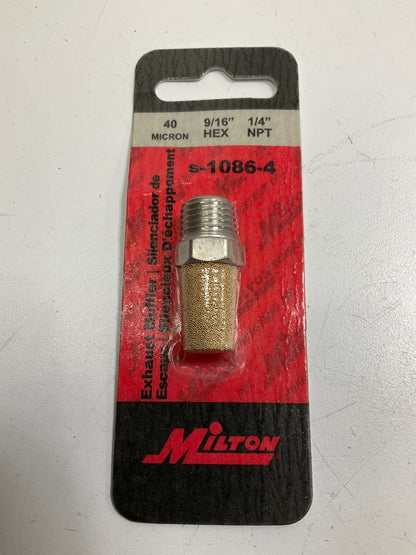 Milton S1086-4 Pneumatic Exhaust Mufflers 1/4'' N.P.T