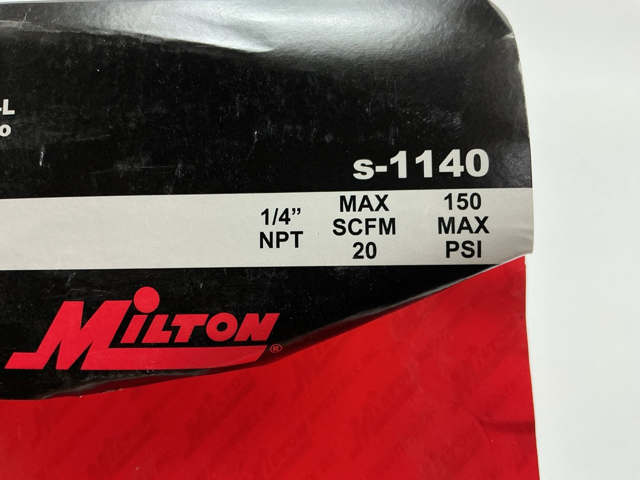 MISSING GAUGE - MILTON S1140 MINI FRL Air Filter Regulator Lubricator 1/4'' NPT