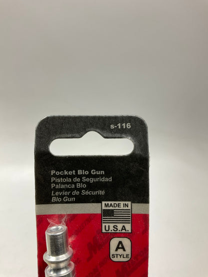 Milton S116 A Style Adjustable Aluminum Pocket Blo-Gun Air Blow Gun