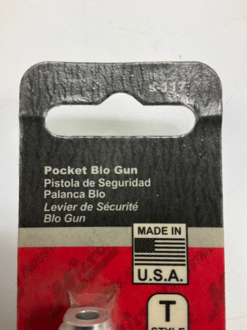 Milton S-117 T Style Adjustable Pocket Blow Gun Twist Knob Airflow MADE IN USA