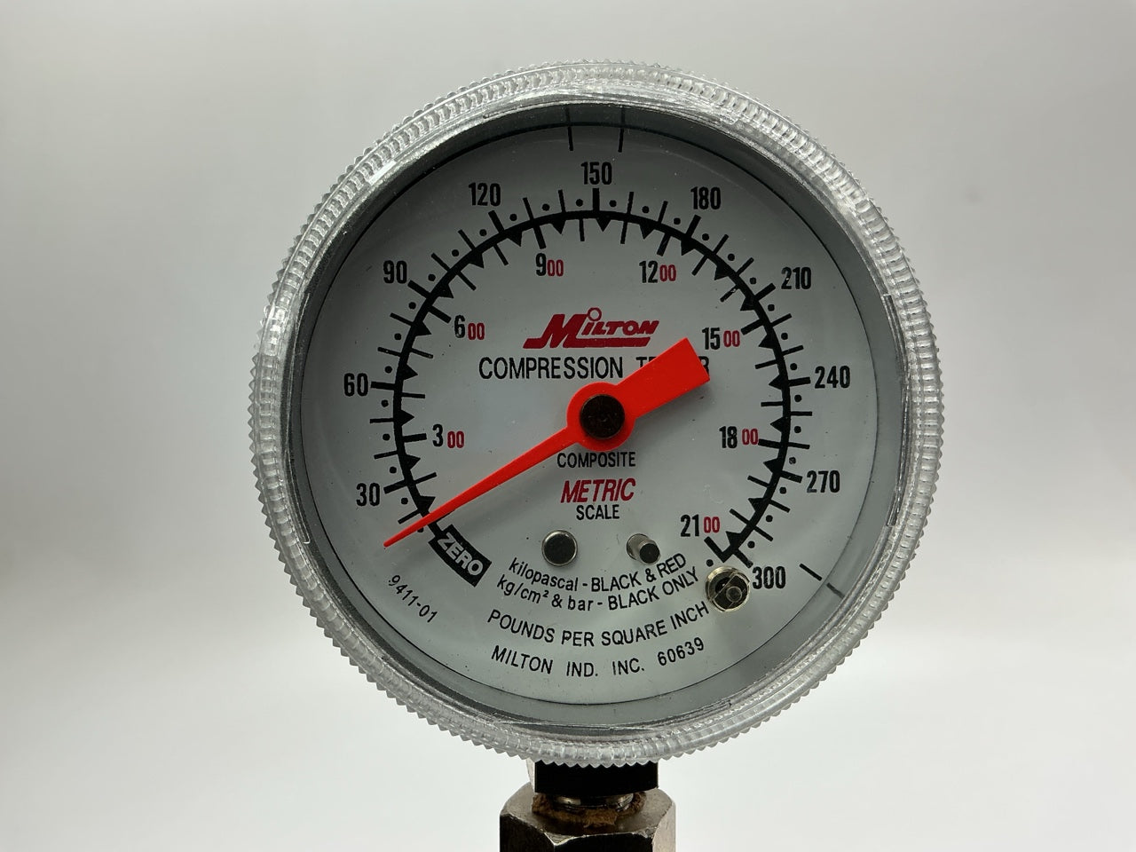 Missing Adapter Fitting Milton S1251 Deluxe Professional Compression Tester Tool