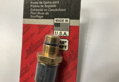 Milton S152 Air Blow Gun Replacement Rubber Tip, Dual Thread: 1/8'' NPT & 7/16-27