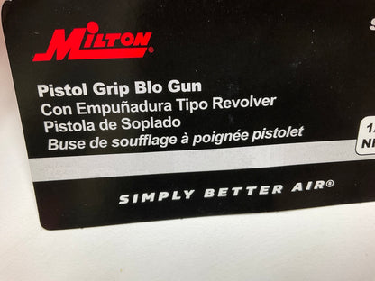 Milton S-160 Pistol Grip Blow Gun W/ OSHA-Compliant Safety - 150 Max PSI, 1/4''