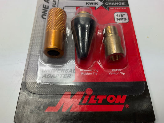 Milton S-168 KWIK-CHANGE Universal Tip System, Blow Gun Nozzle Set